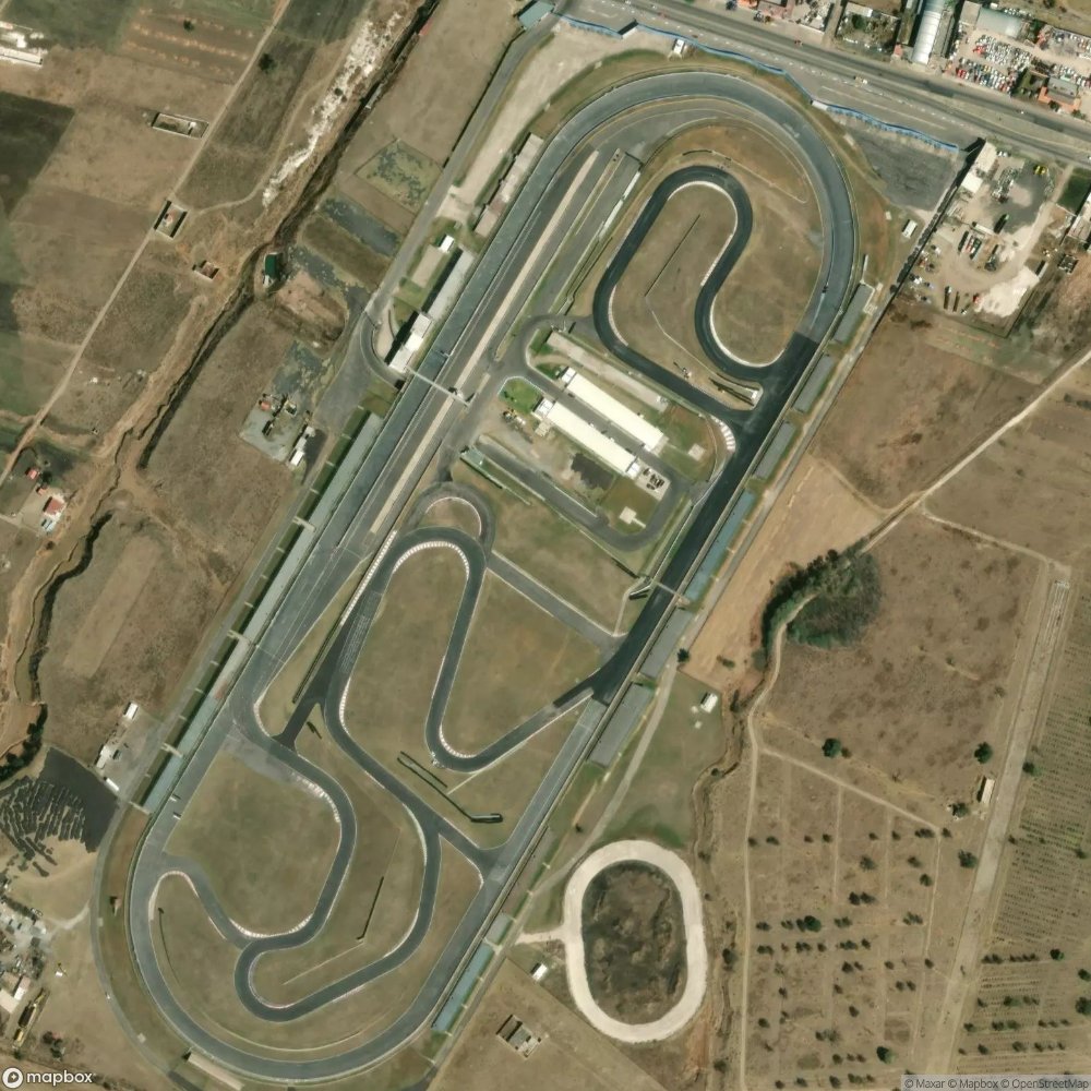 Vista satelital de Autódromo Miguel E. Abed