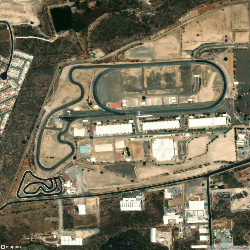 Vista satelital de Autódromo de Querétaro