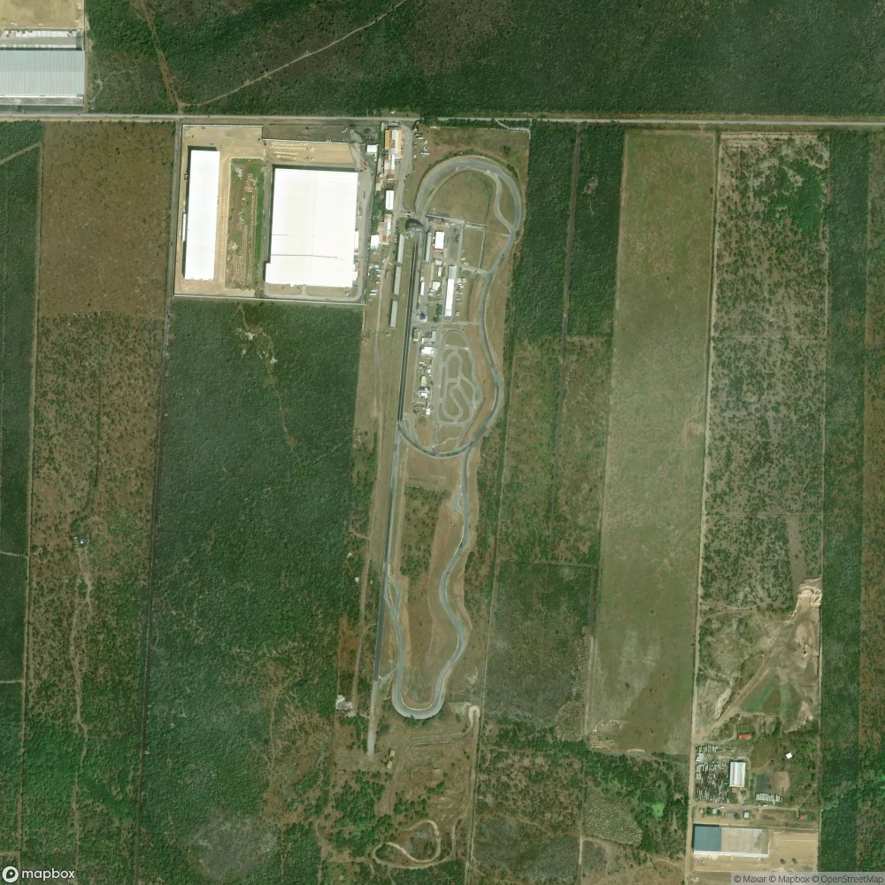 Vista satelital de Autodromo Monterrey
